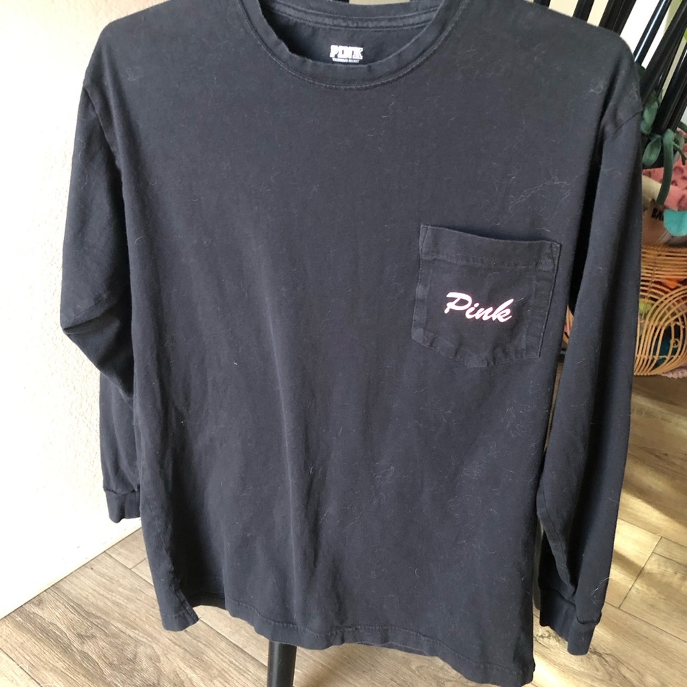 PINK Victoria's Secret Black Long Sleeve women’s